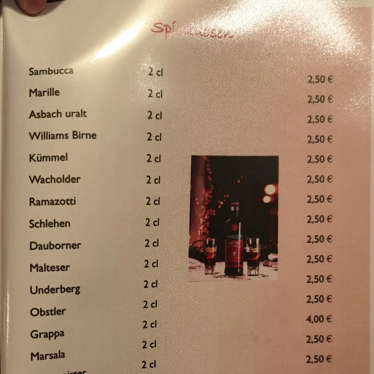 Speisekarte photo 8