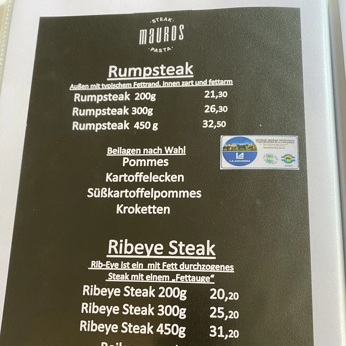 Speisekarte photo 3