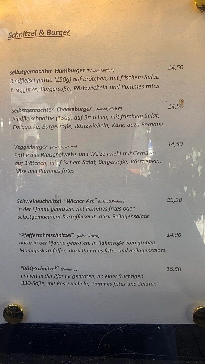Speisekarte photo 1