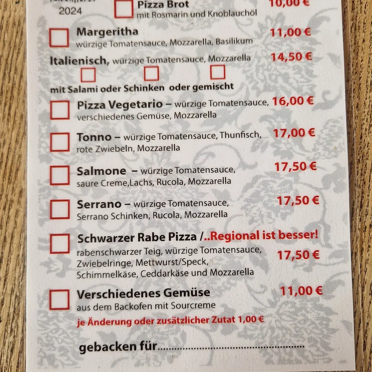 Speisekarte photo 8