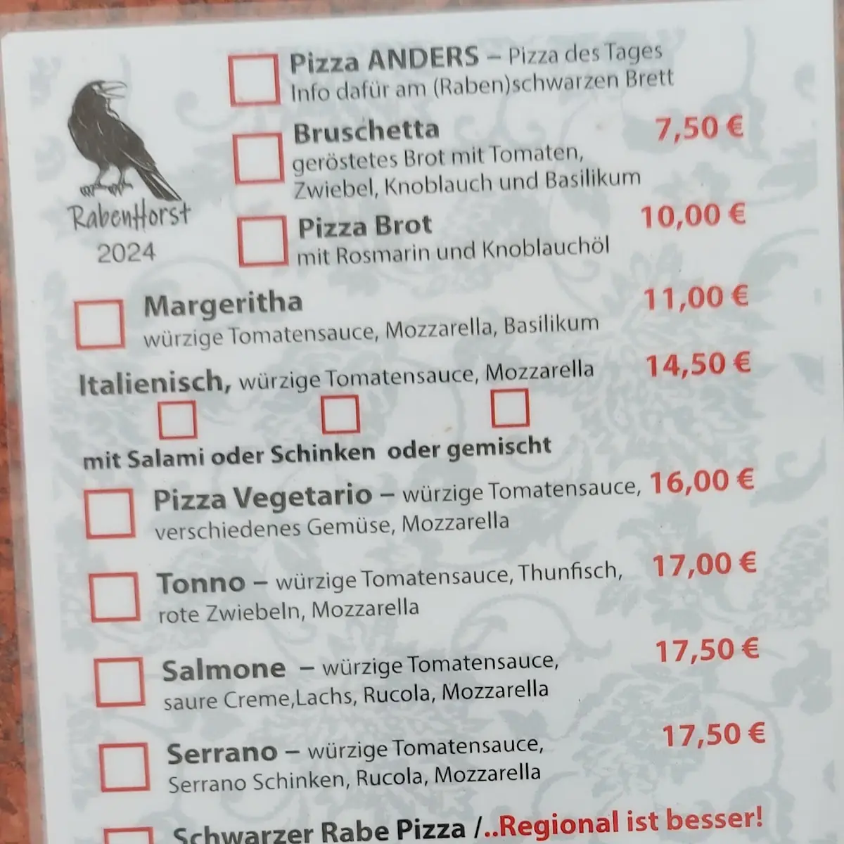 Speisekarte photo 9