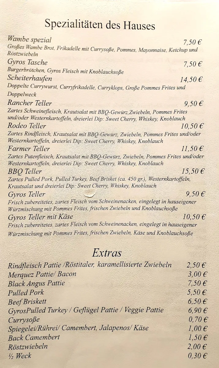 Speisekarte photo 2