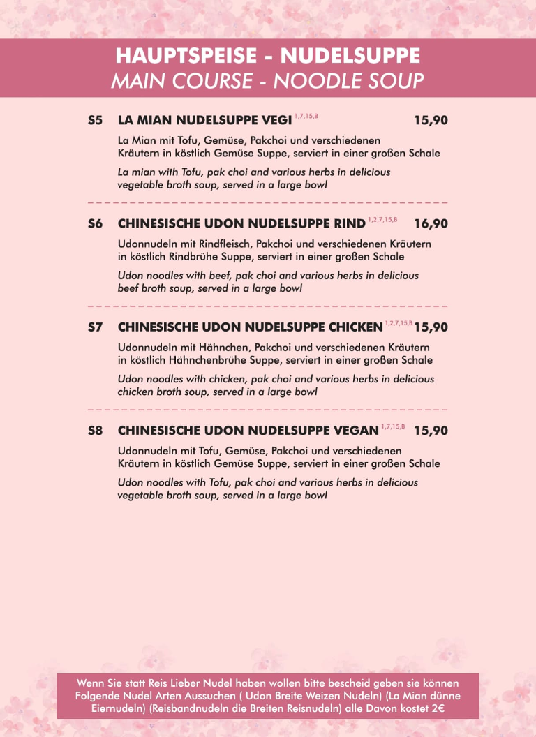 Speisekarte photo 2