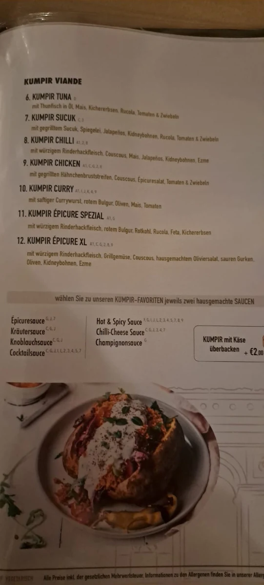 Speisekarte photo 2