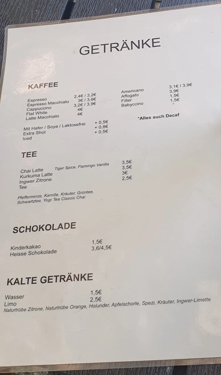 Speisekarte photo 1