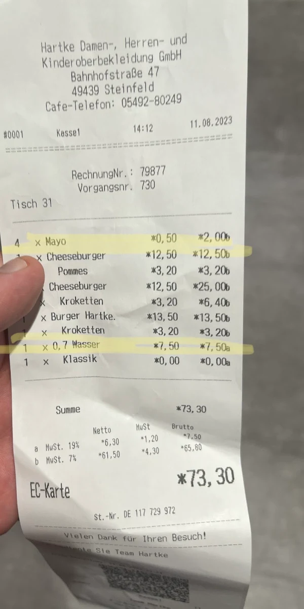 Speisekarte photo 1