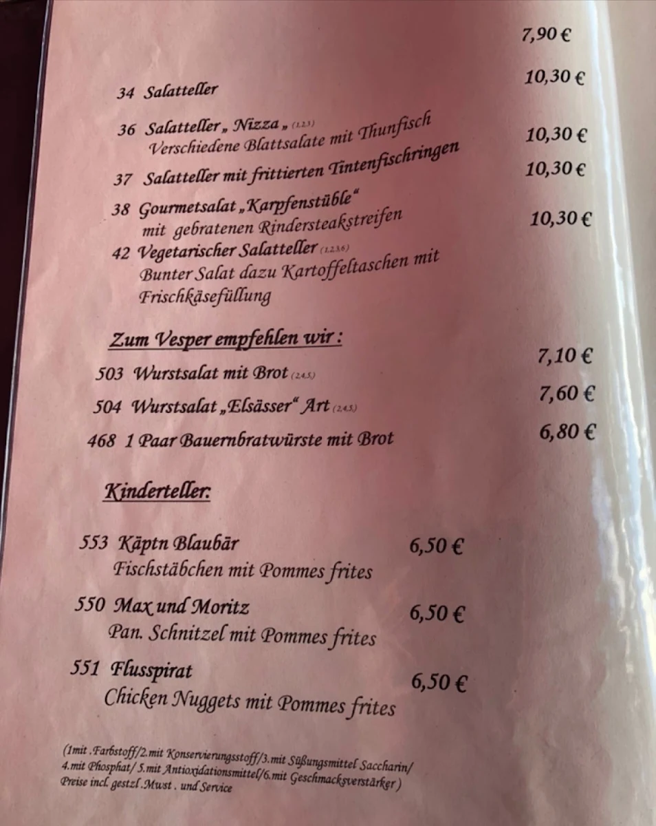 Speisekarte photo 1