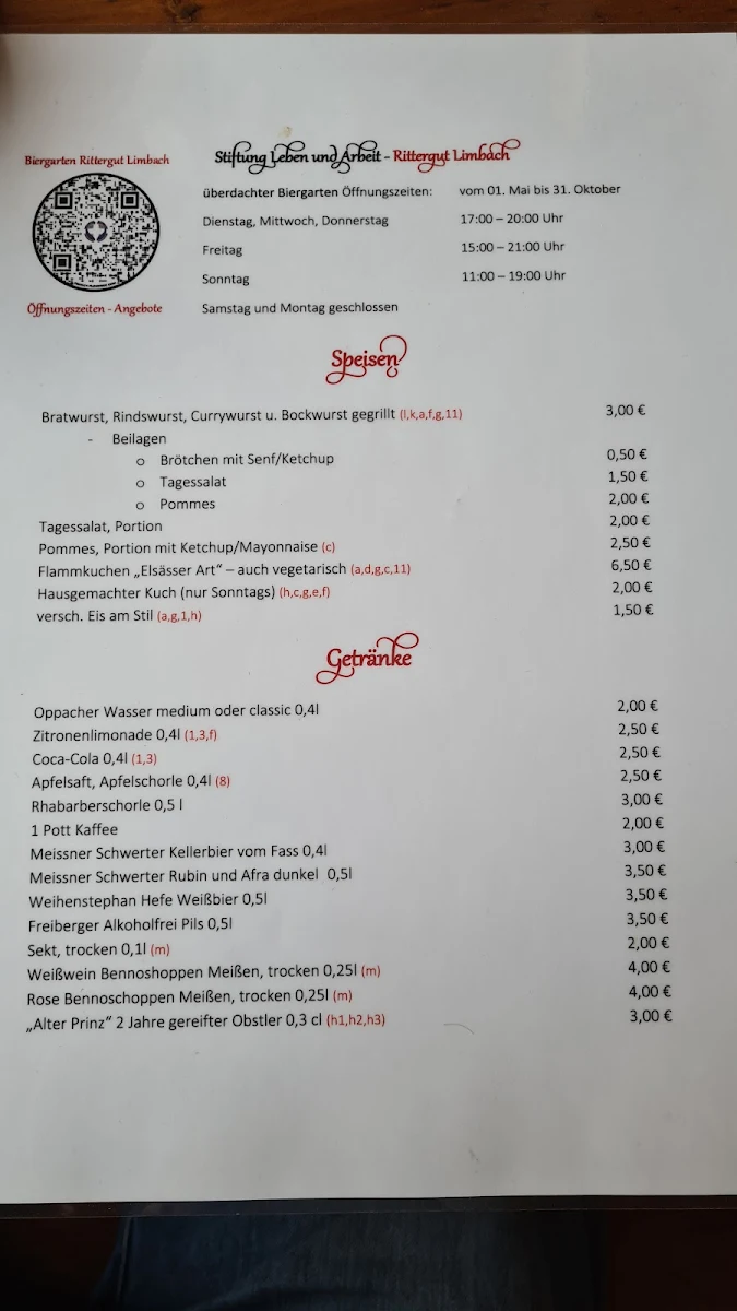 Speisekarte photo 1