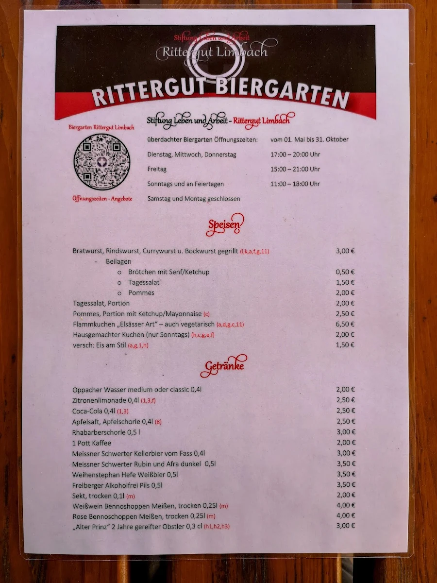 Speisekarte photo 2