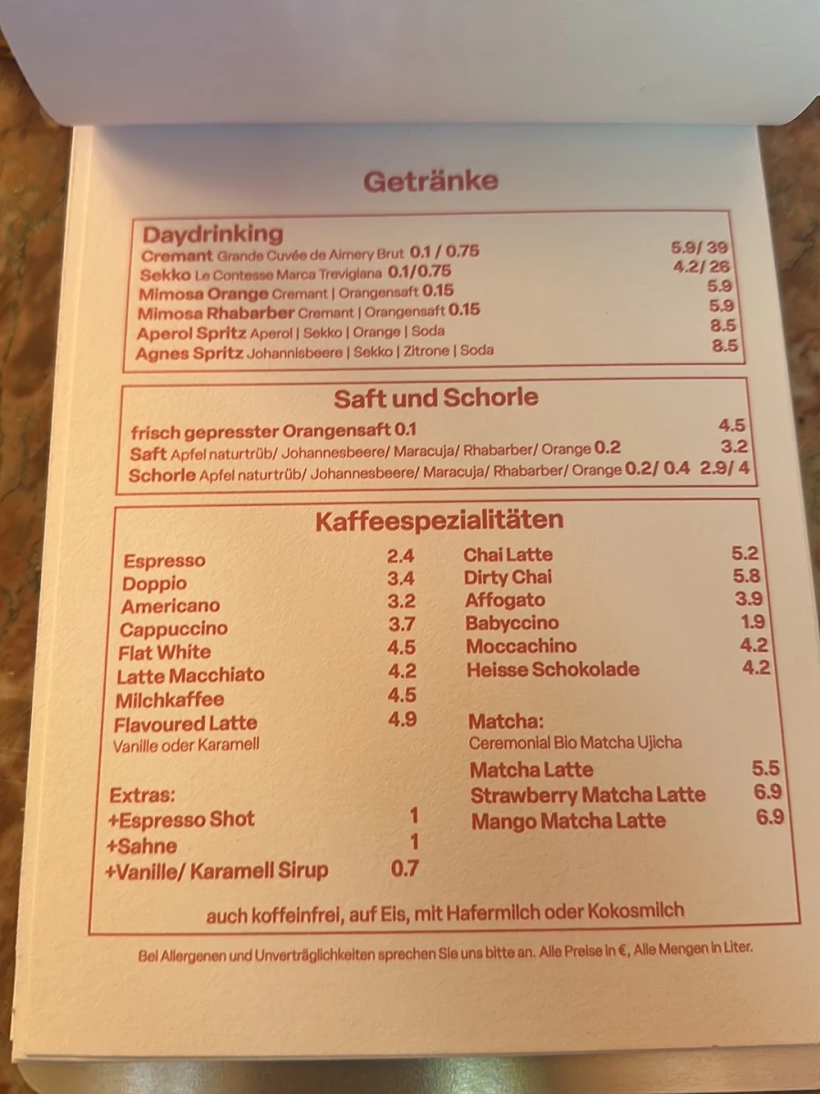 Speisekarte photo 3