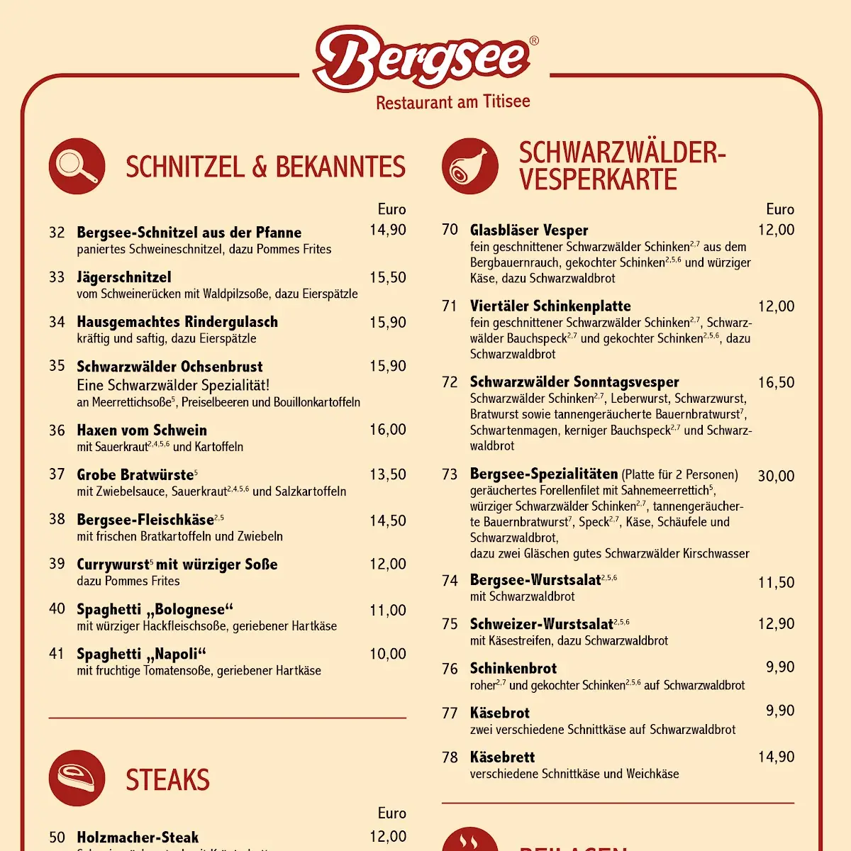 Speisekarte photo 2