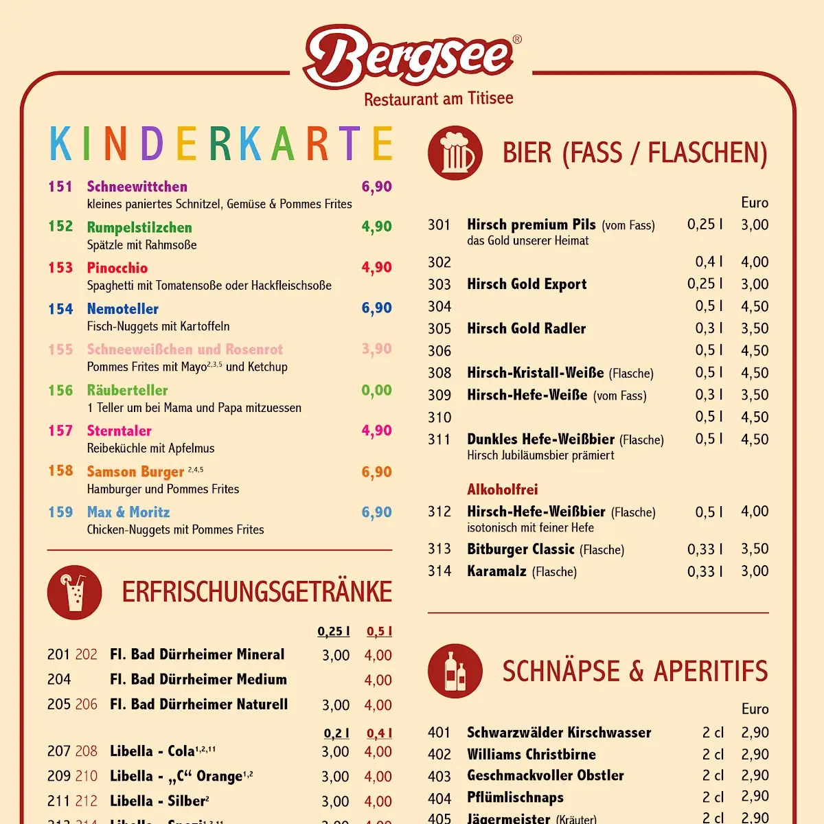 Speisekarte photo 3