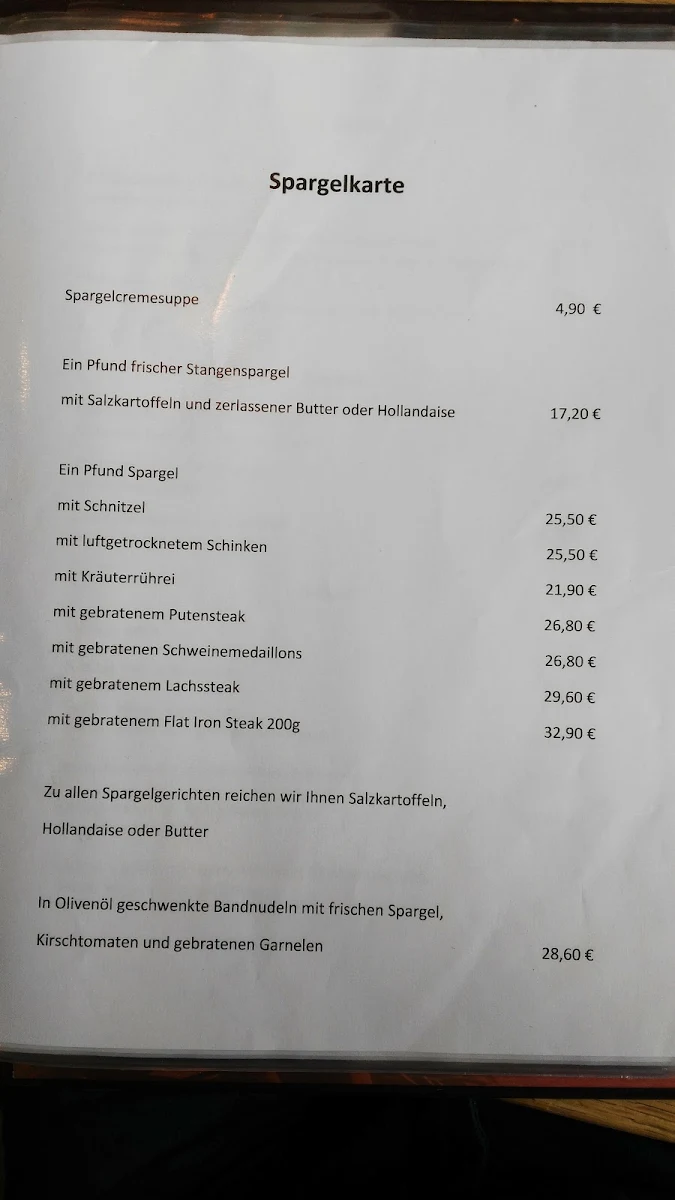 Speisekarte photo 1