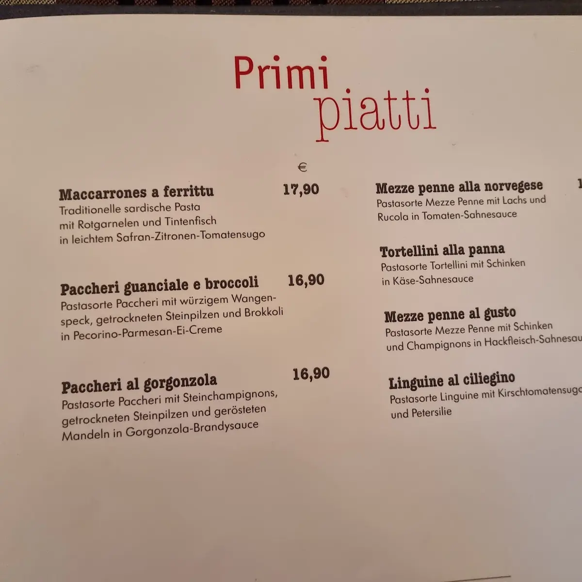 Speisekarte photo 7