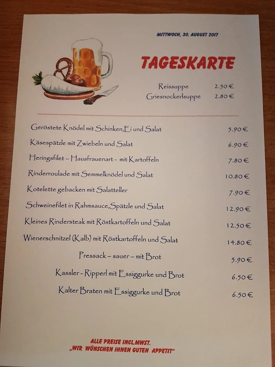 Speisekarte photo 3
