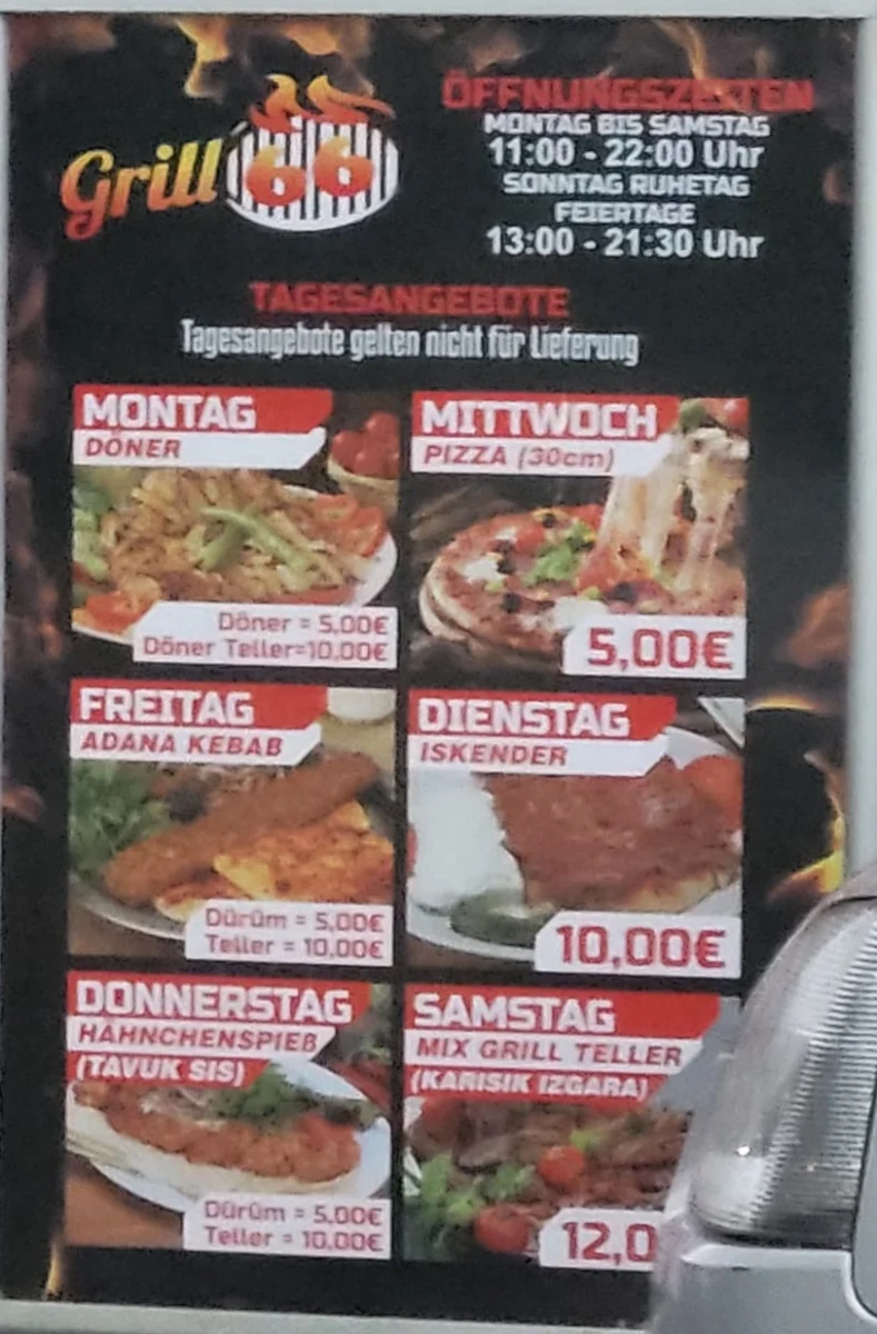 Speisekarte photo 2