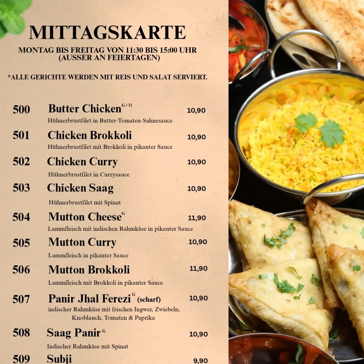 Speisekarte photo 1