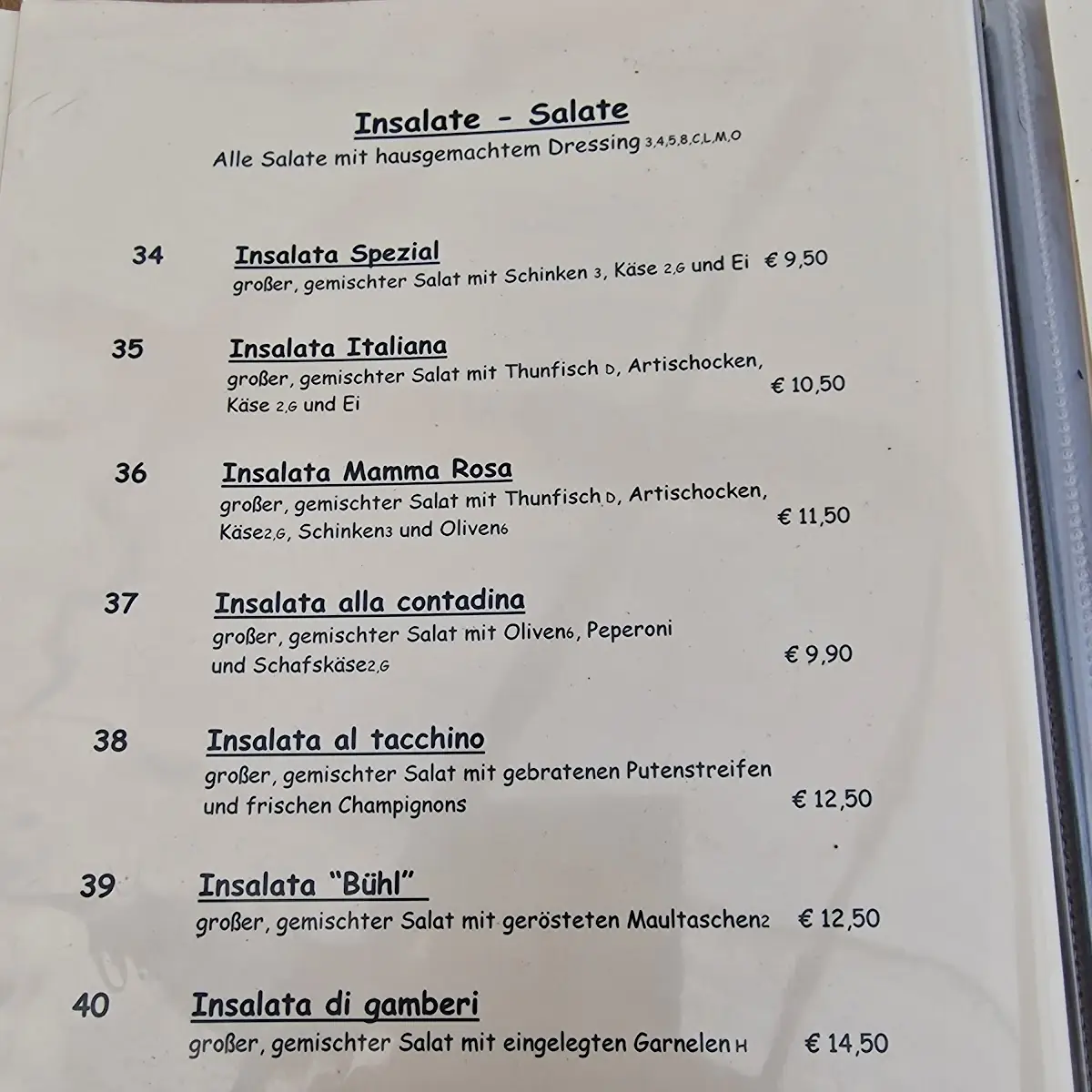 Speisekarte photo 1
