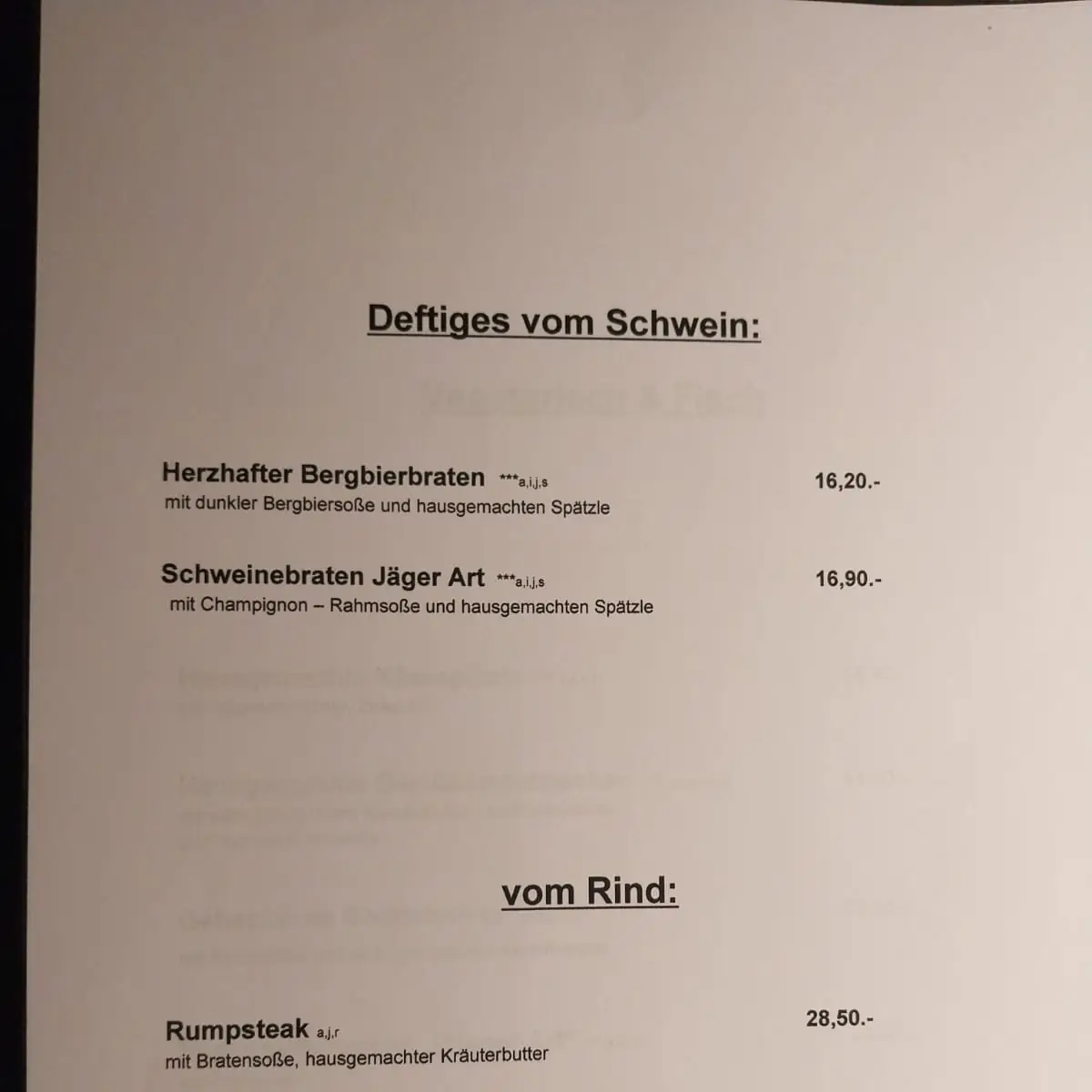 Speisekarte photo 6