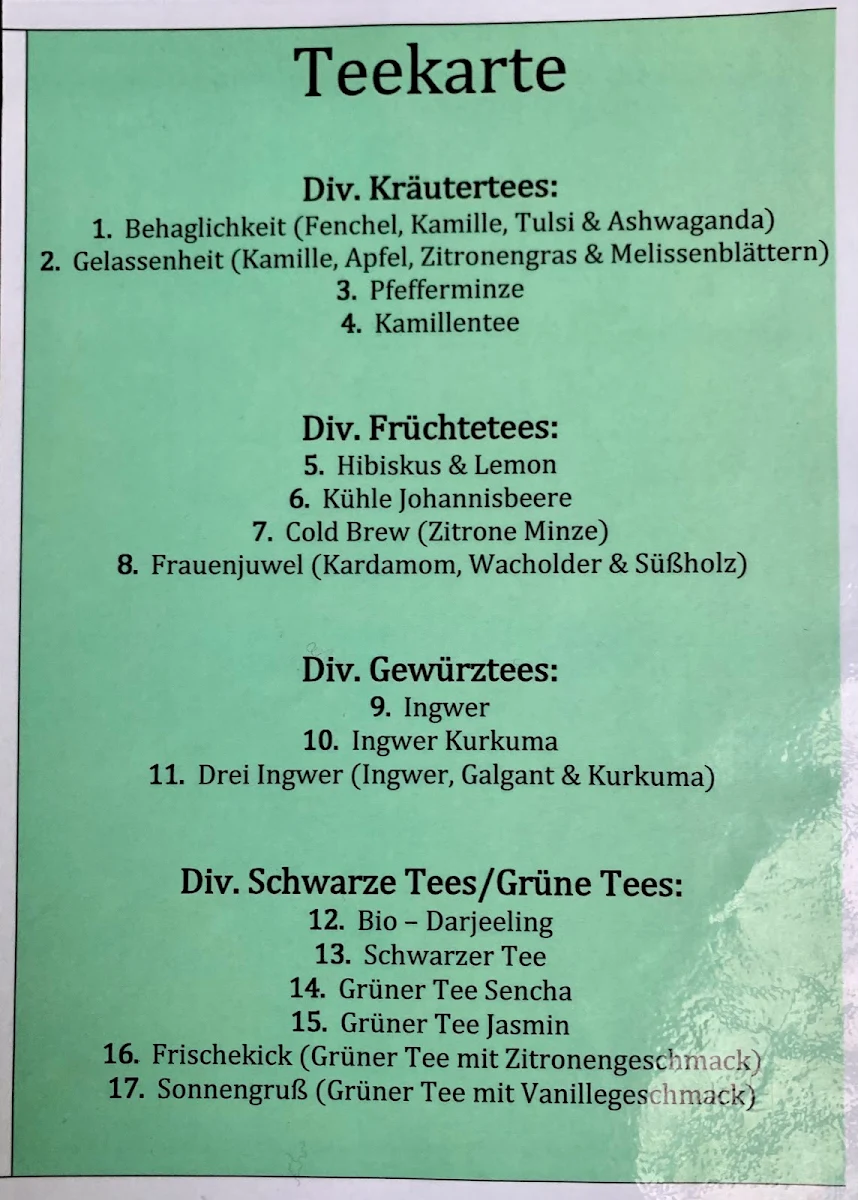 Speisekarte photo 3