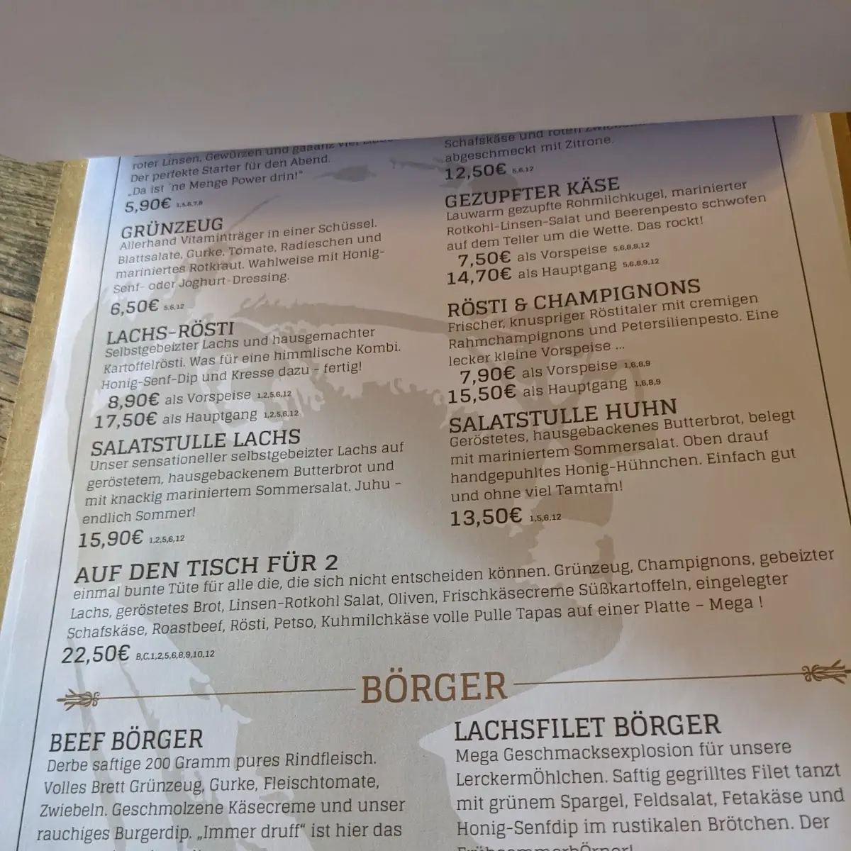 Speisekarte photo 1