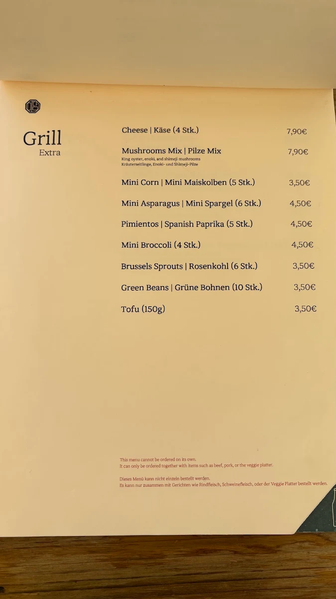 Speisekarte photo 1