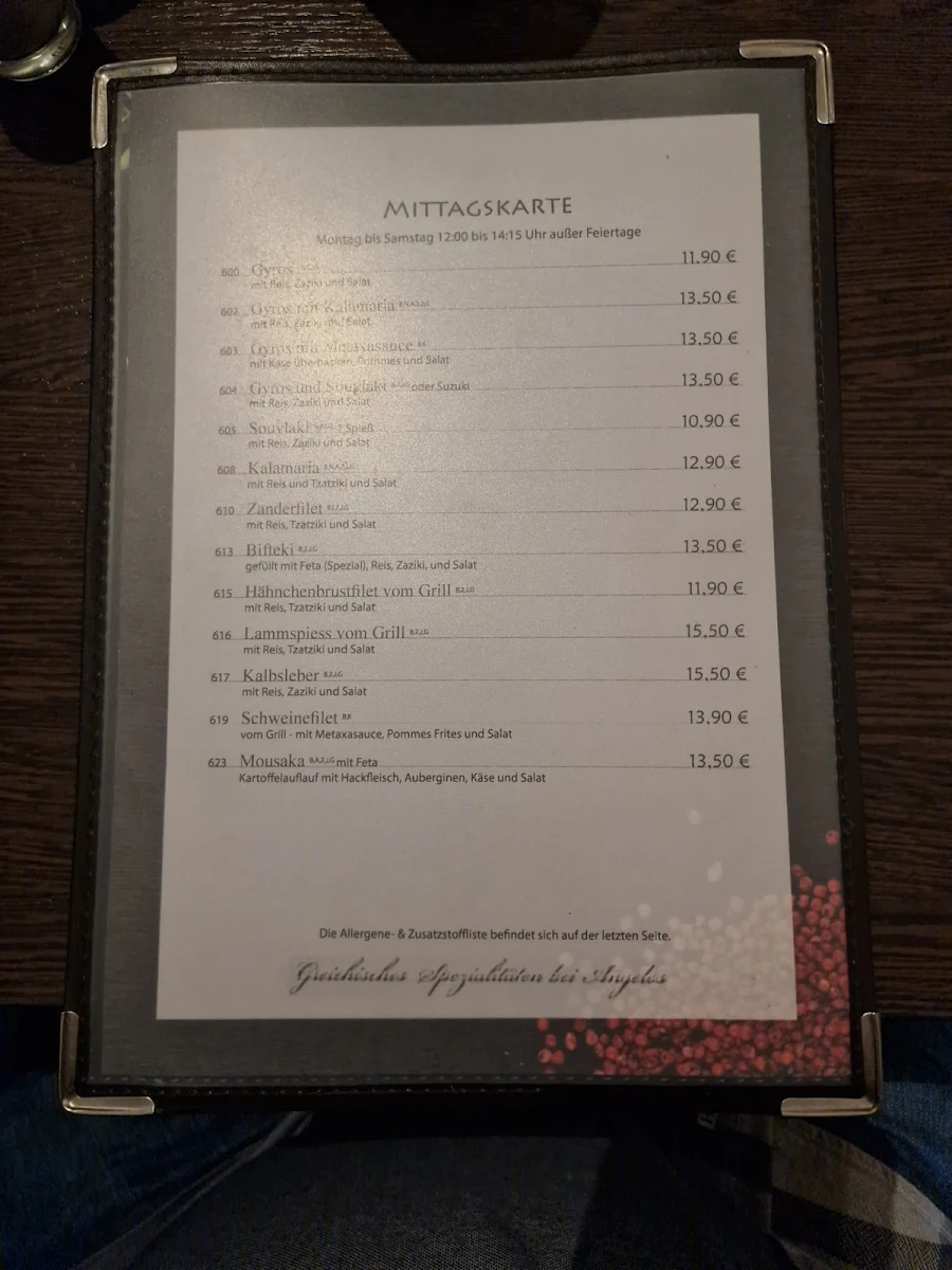 Speisekarte photo 2