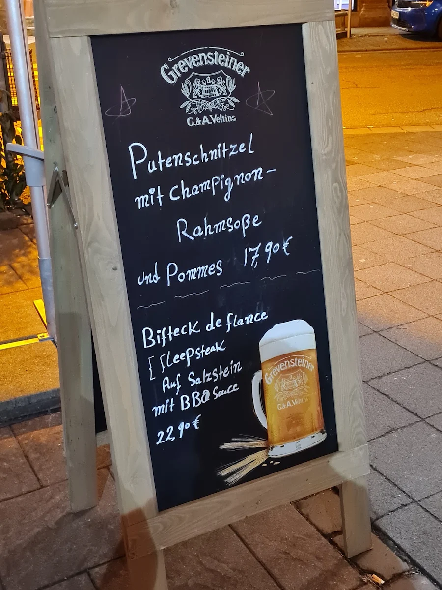 Speisekarte, Steakhaus Zum Alten Markt