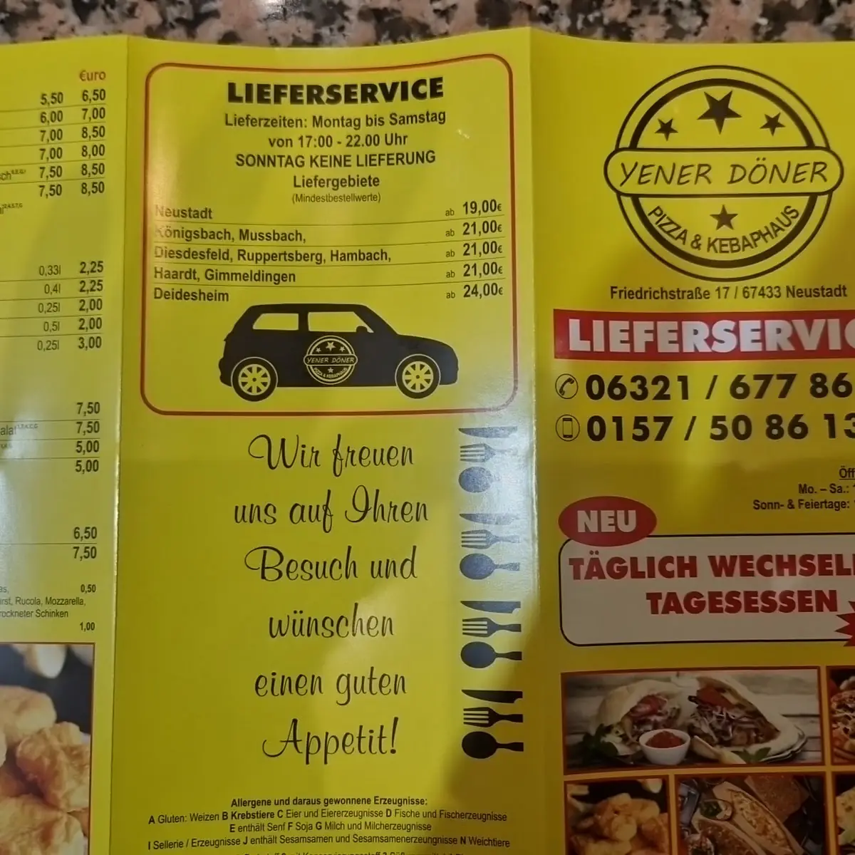 Speisekarte photo 4