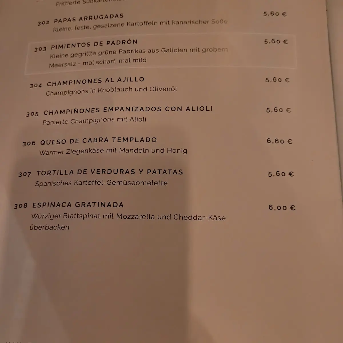 Speisekarte photo 3