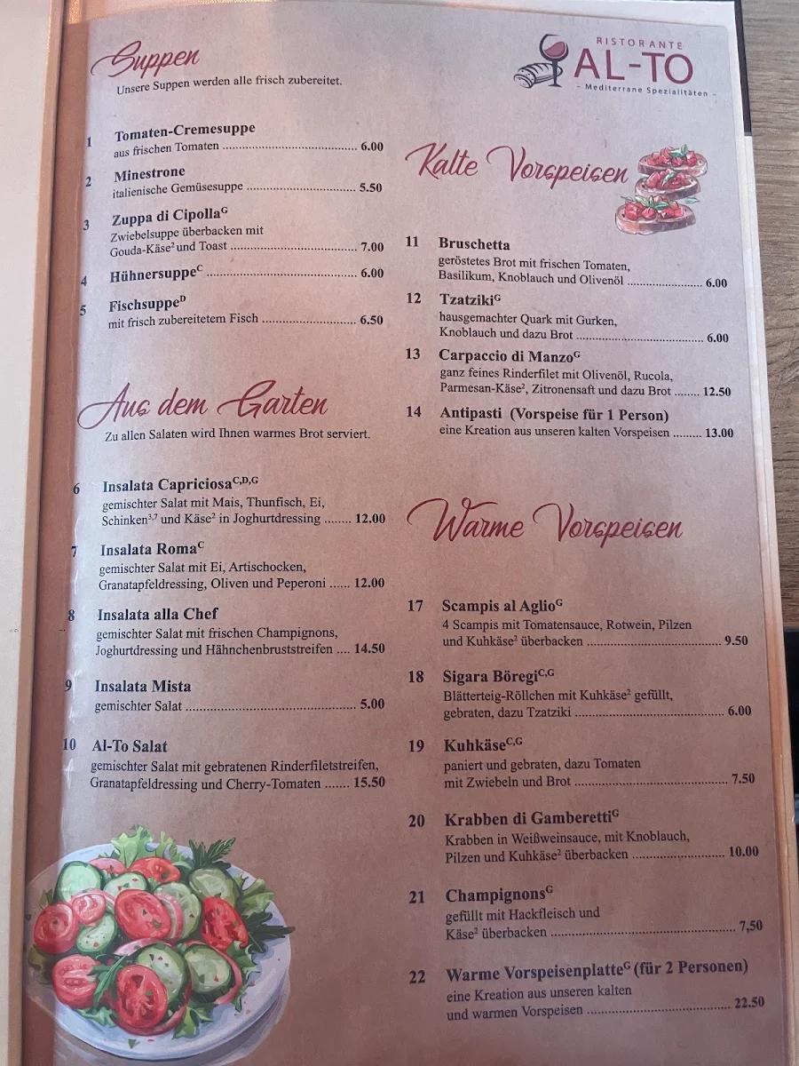 Speisekarte photo 1