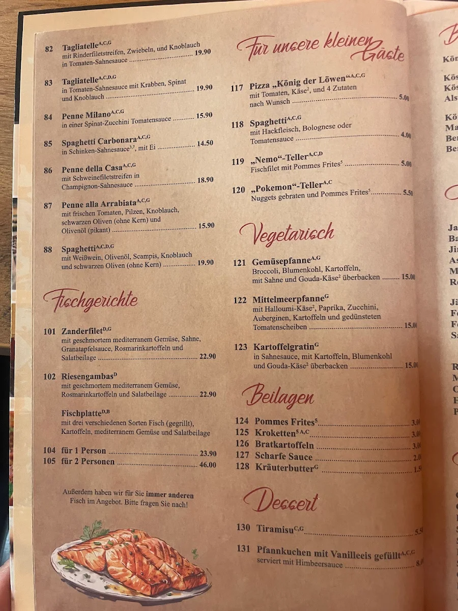 Speisekarte photo 2