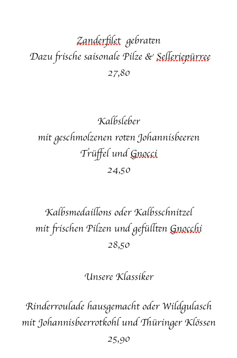 Speisekarte photo 2