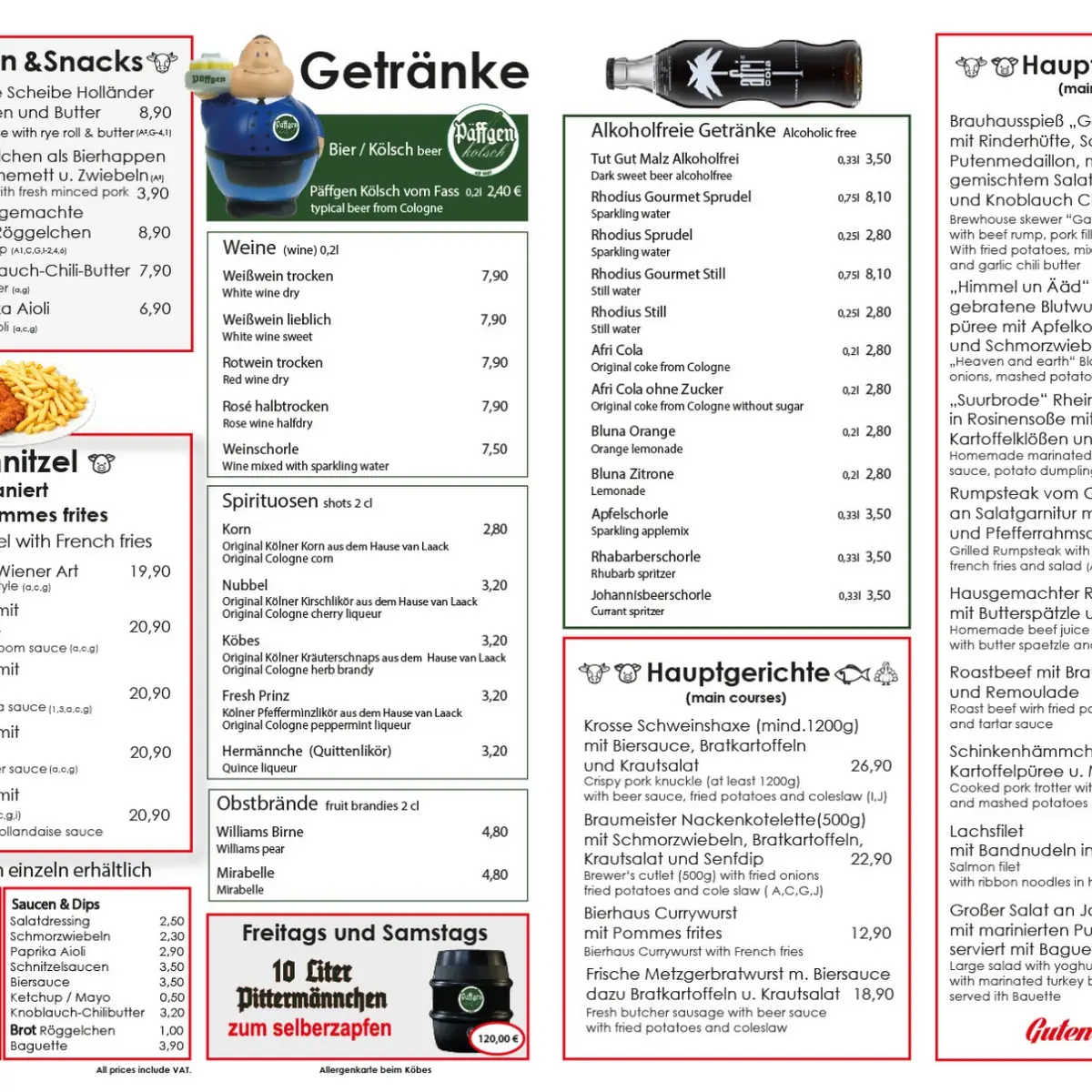 Speisekarte photo 2