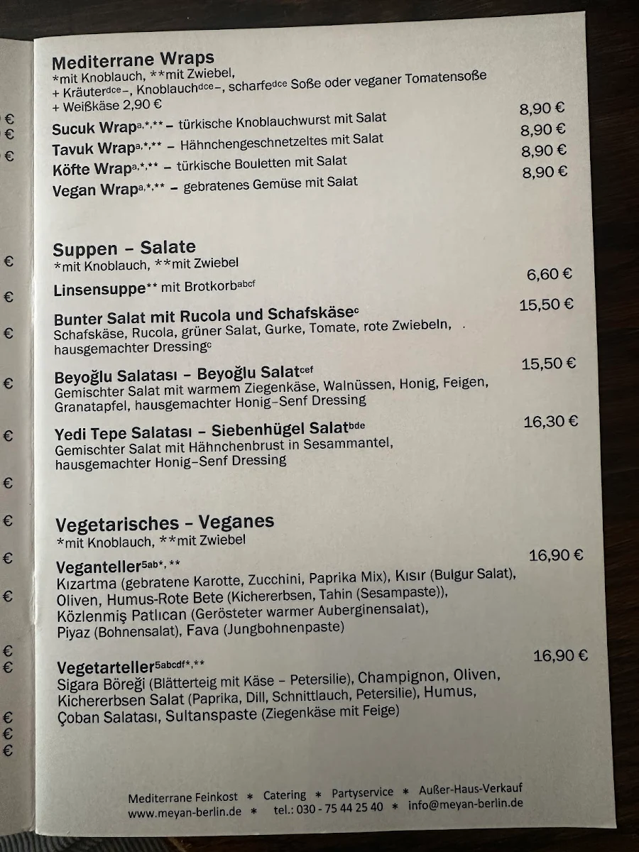 Speisekarte photo 1