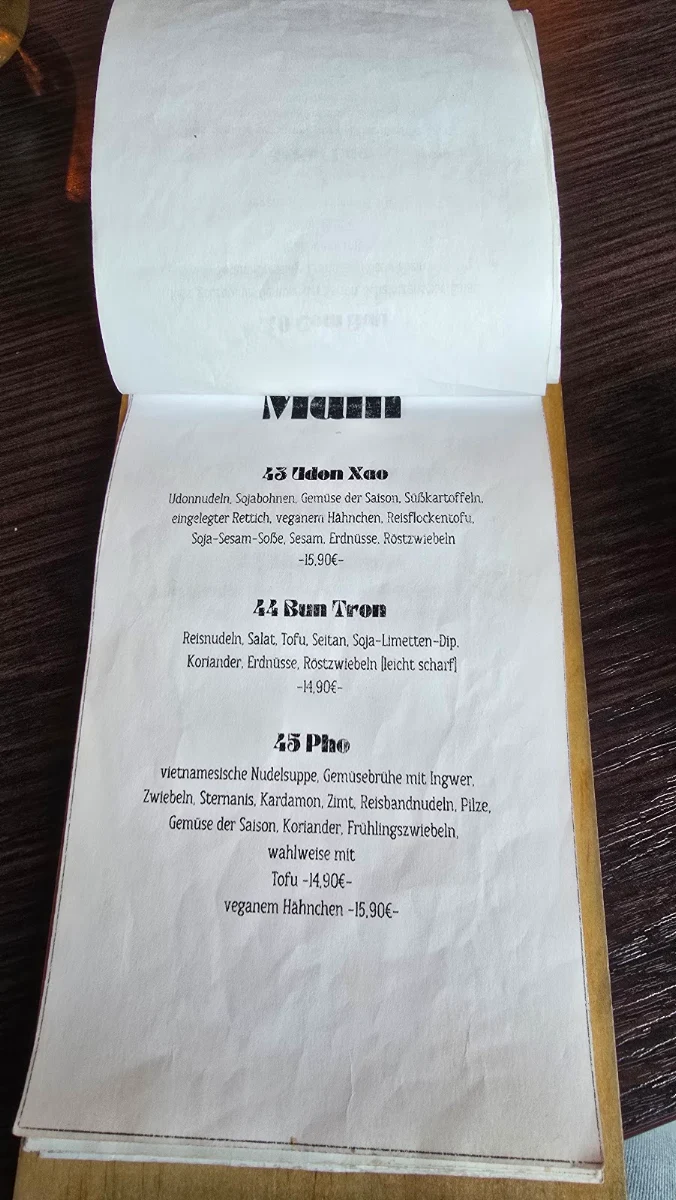 Speisekarte photo 1