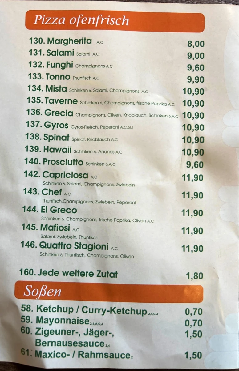 Speisekarte photo 1