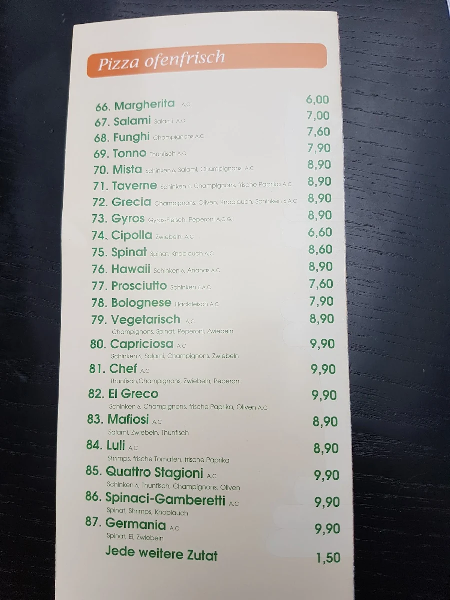 Speisekarte photo 6