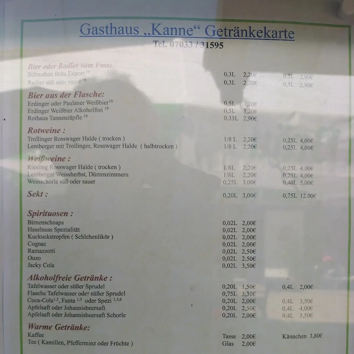 Speisekarte photo 2