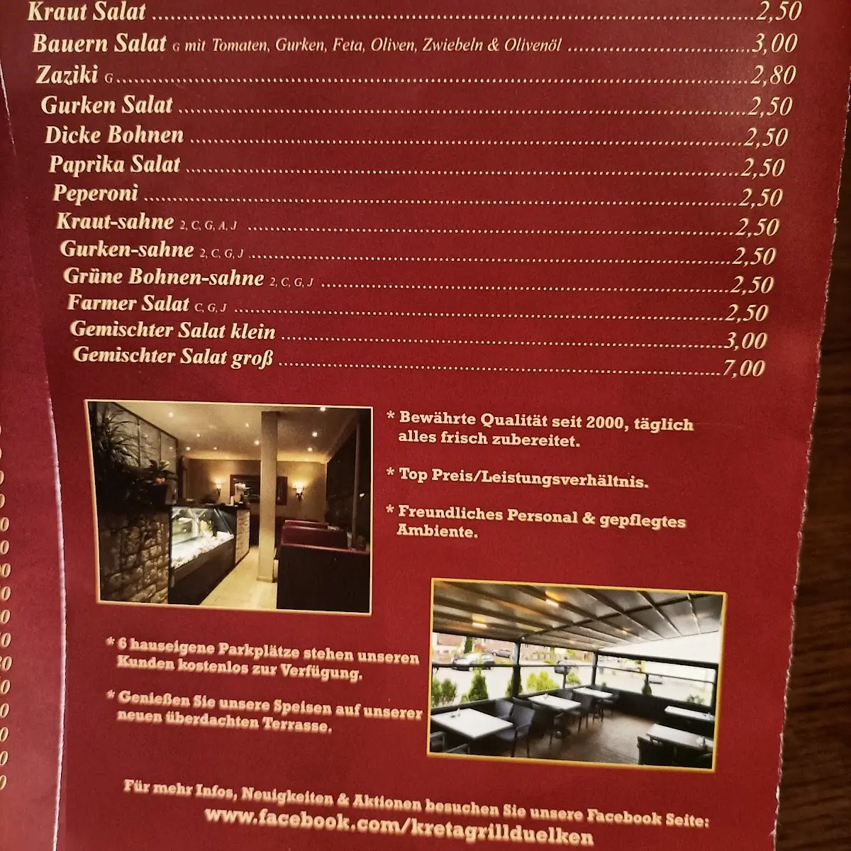 Speisekarte photo 3