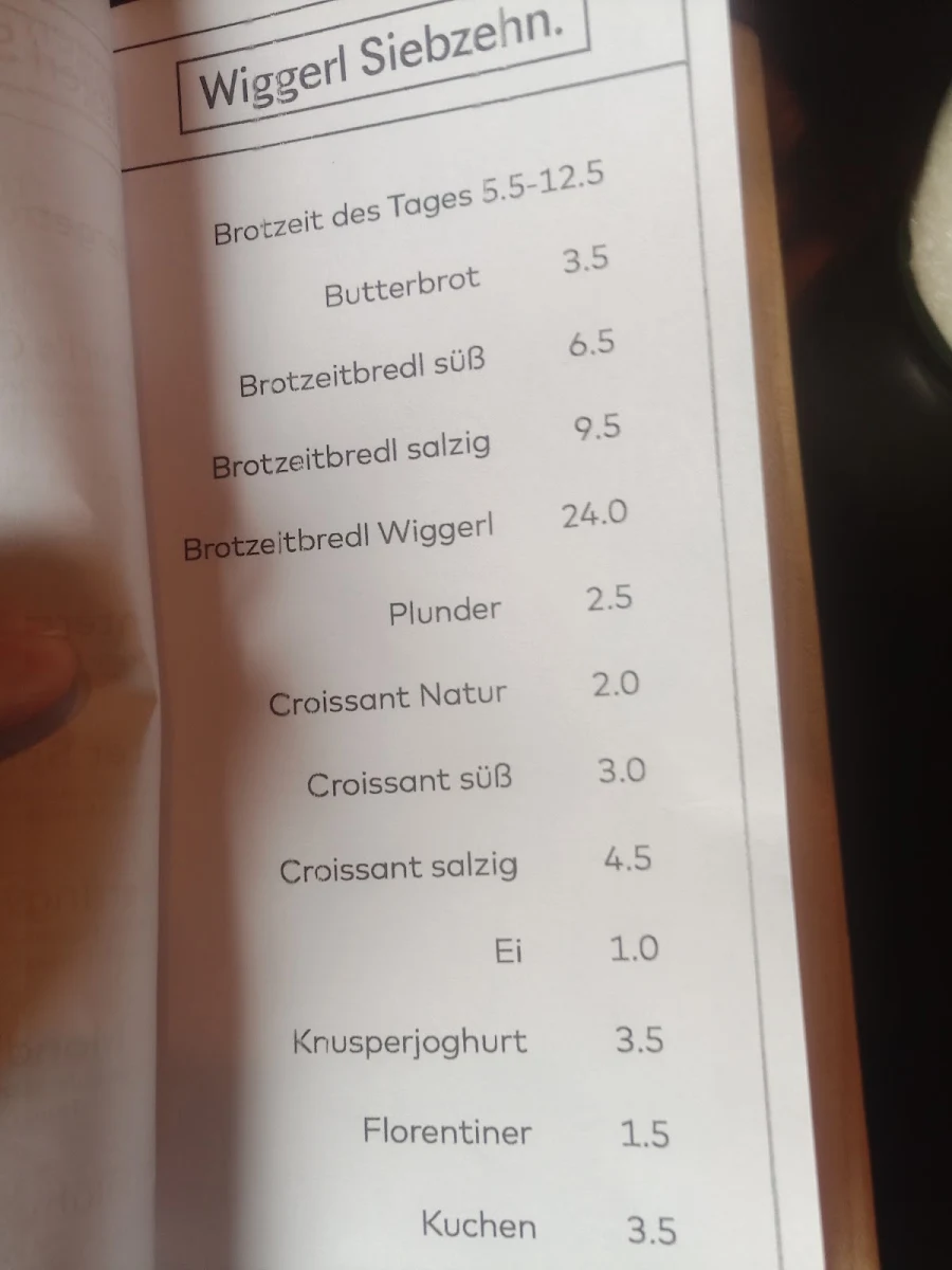 Speisekarte photo 5