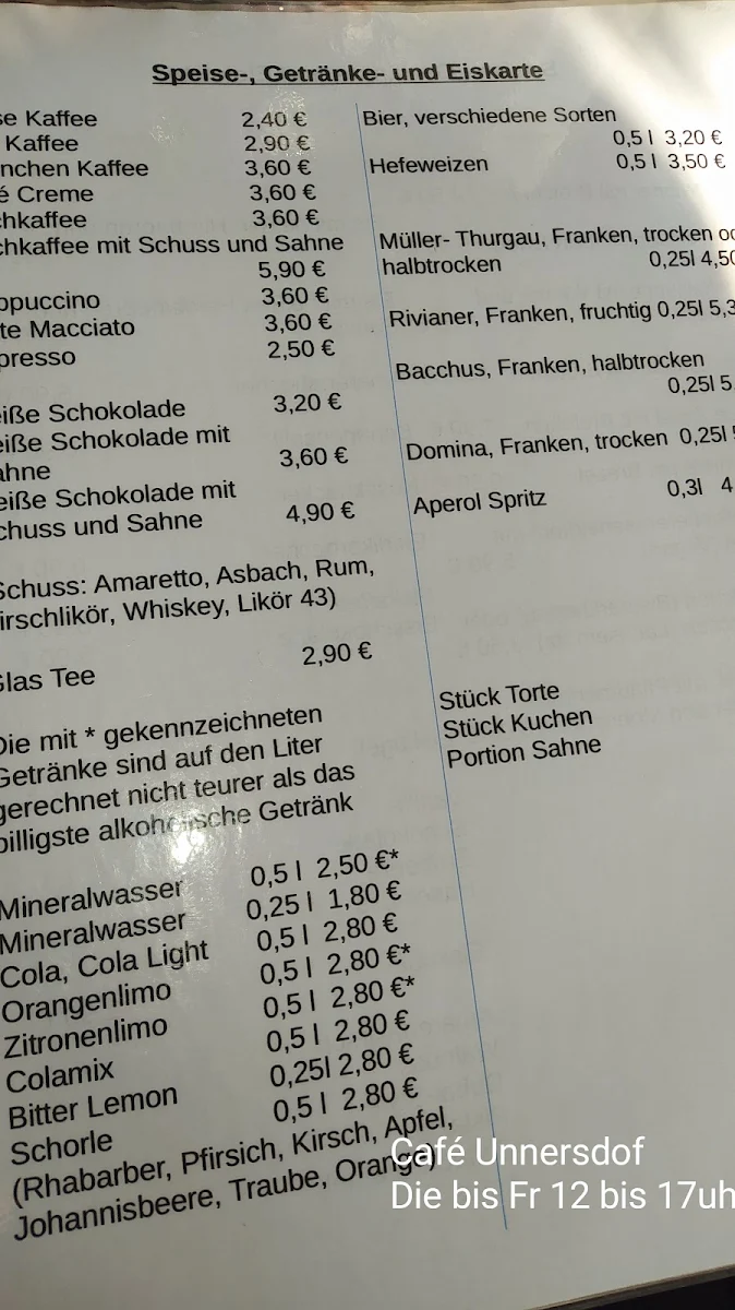 Speisekarte photo 1