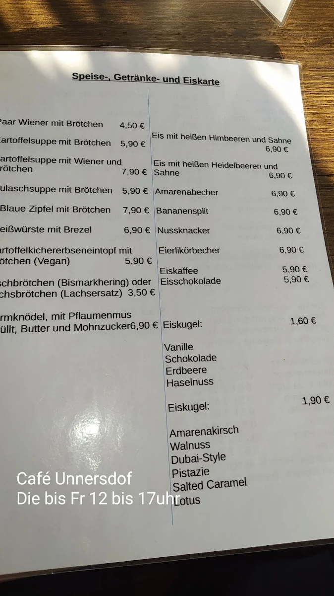 Speisekarte photo 2