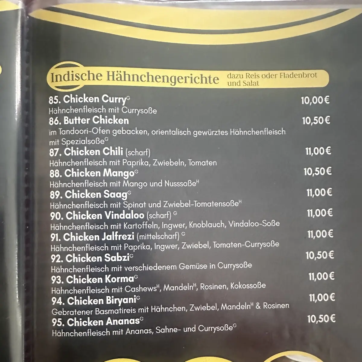 Speisekarte photo 2