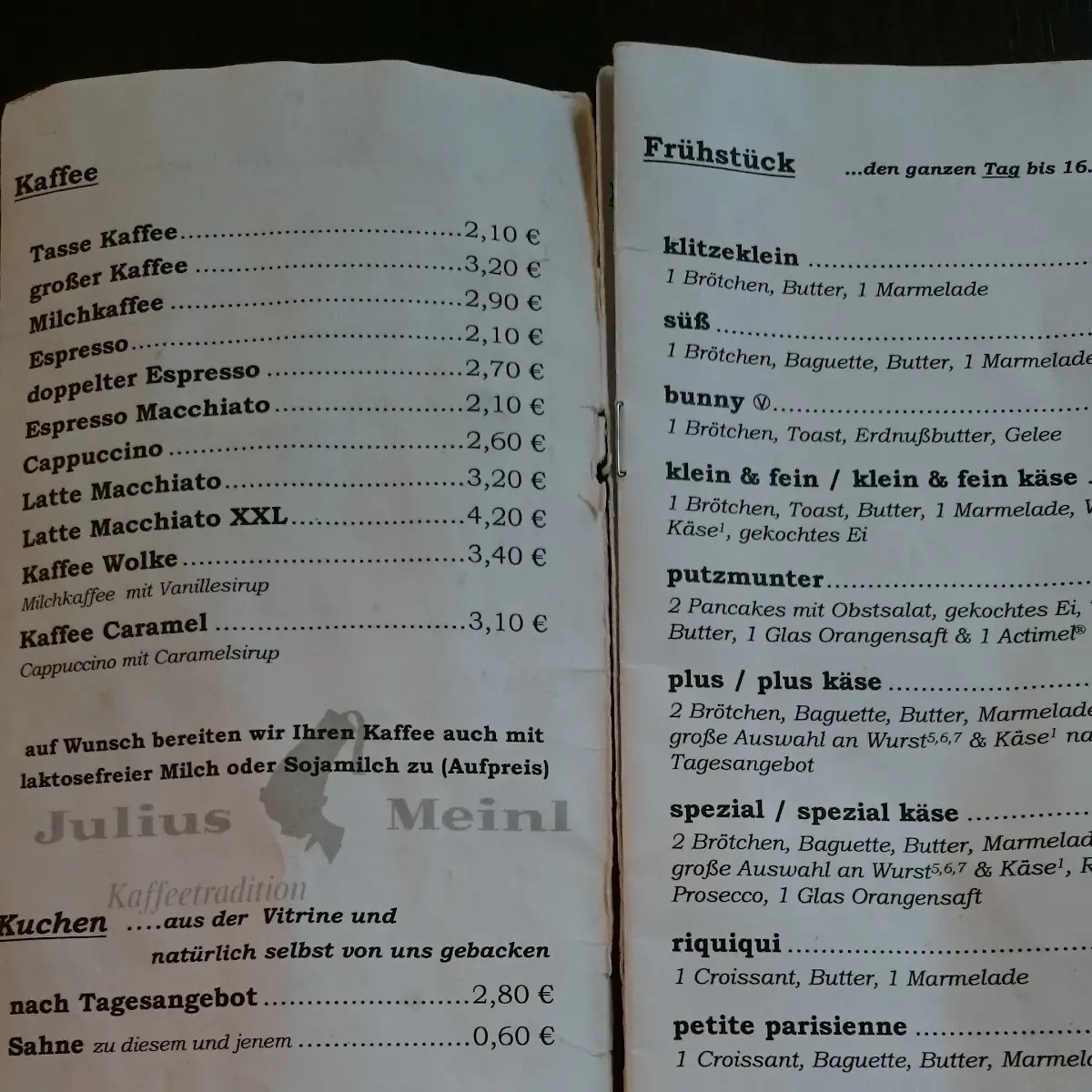 Speisekarte photo 4