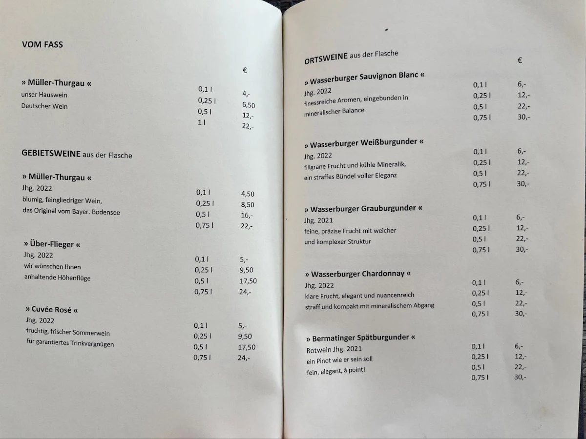 Speisekarte photo 2