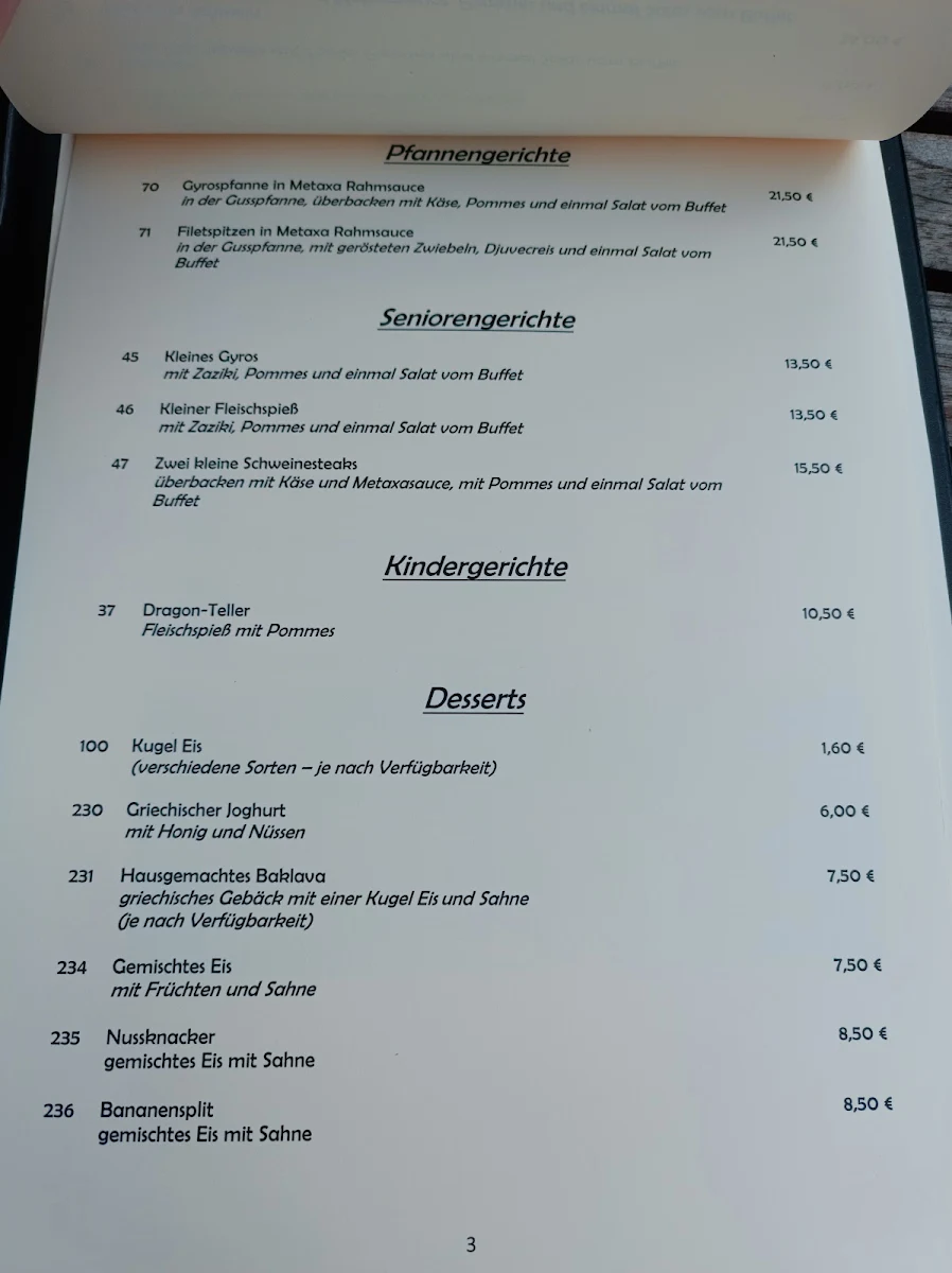 Speisekarte photo 1