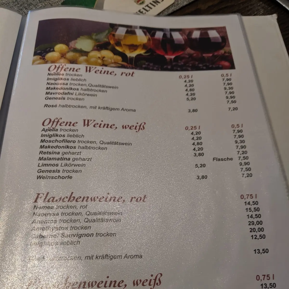 Speisekarte photo 9