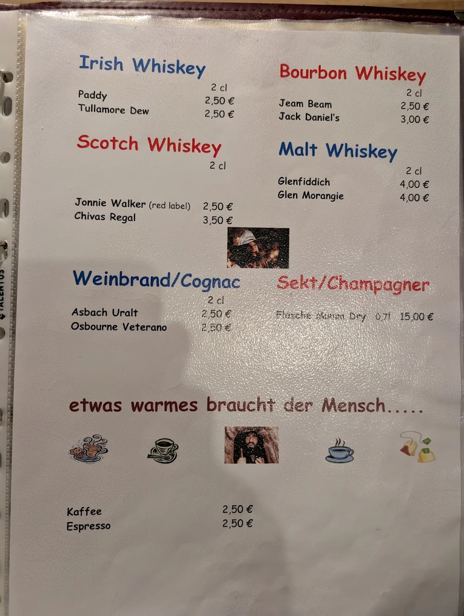 Speisekarte, Hotzenplotz