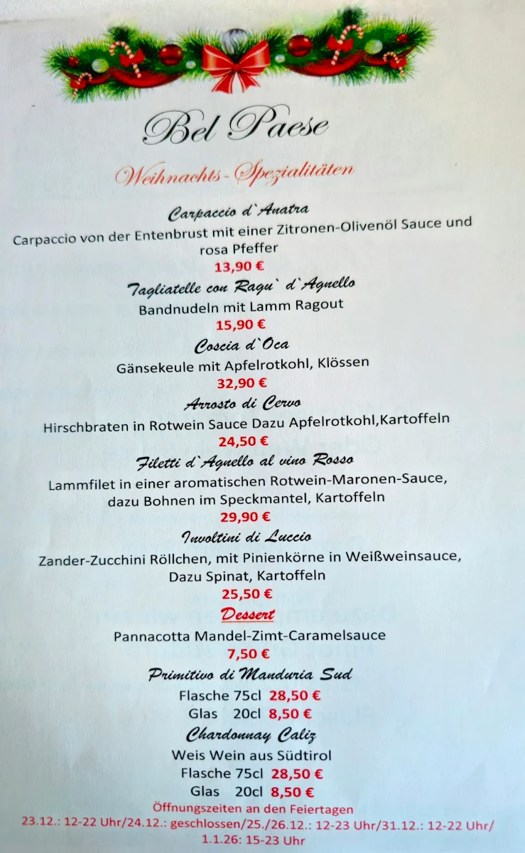 Speisekarte photo 1